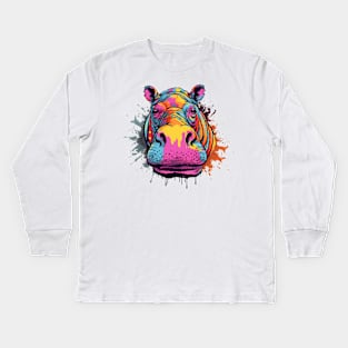 Hippo Kids Long Sleeve T-Shirt